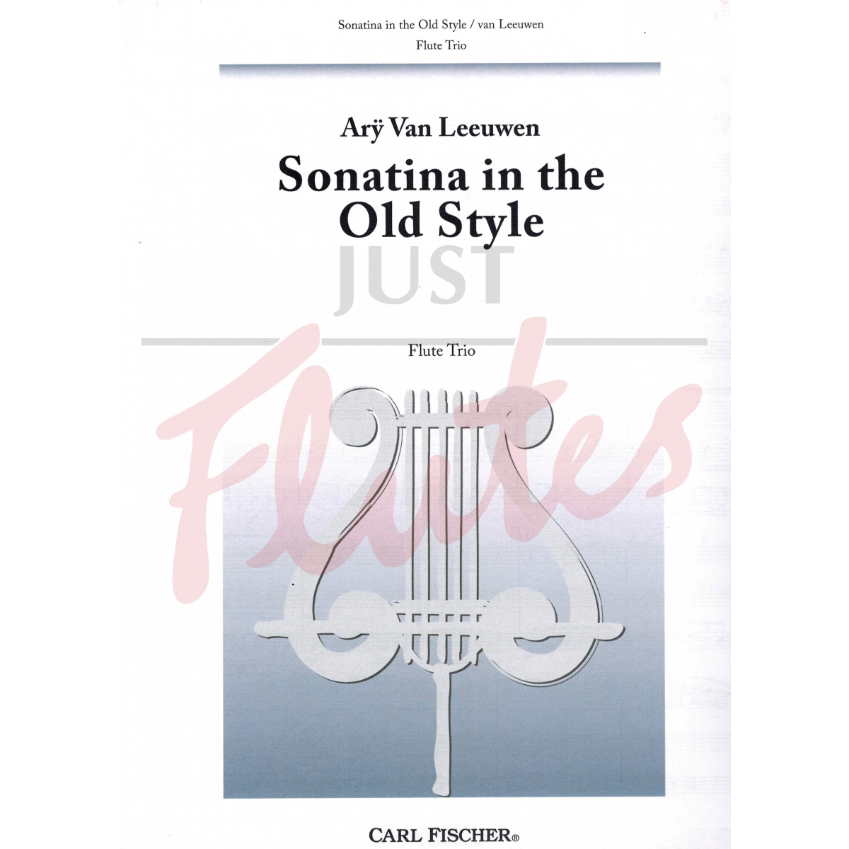 Sonatina in the Old Style for Flute Trio