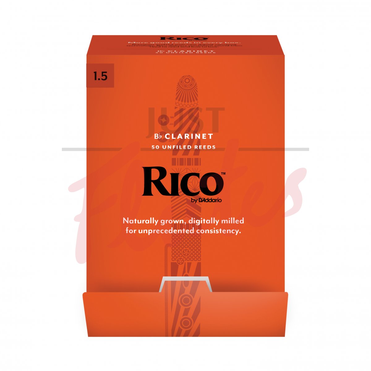 Rico by D'Addario RCA0115-B50 Clarinet Reeds, Strength 1.5, Bulk Pack of 50