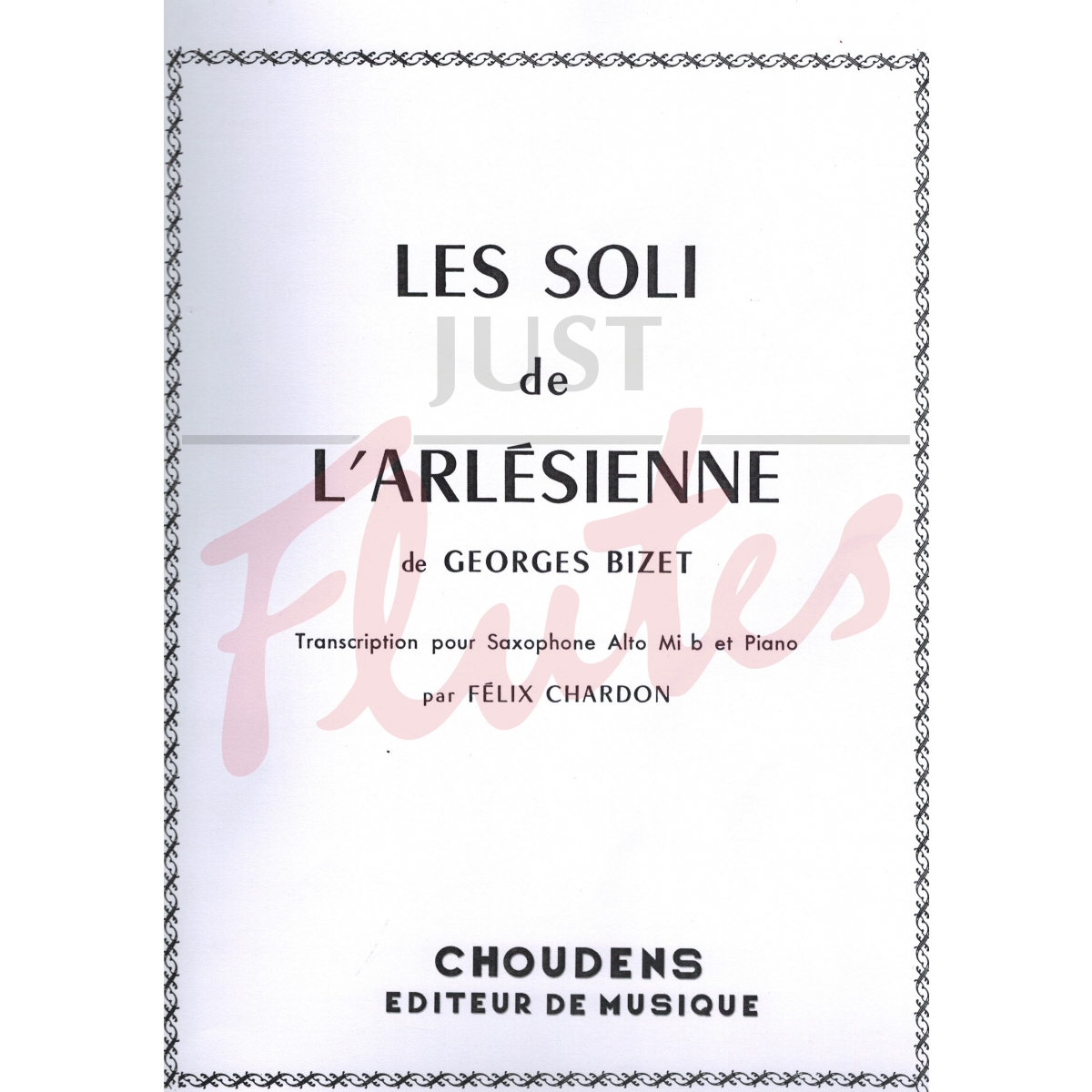 Les Soli de L'Arlesienne [Alto Sax]
