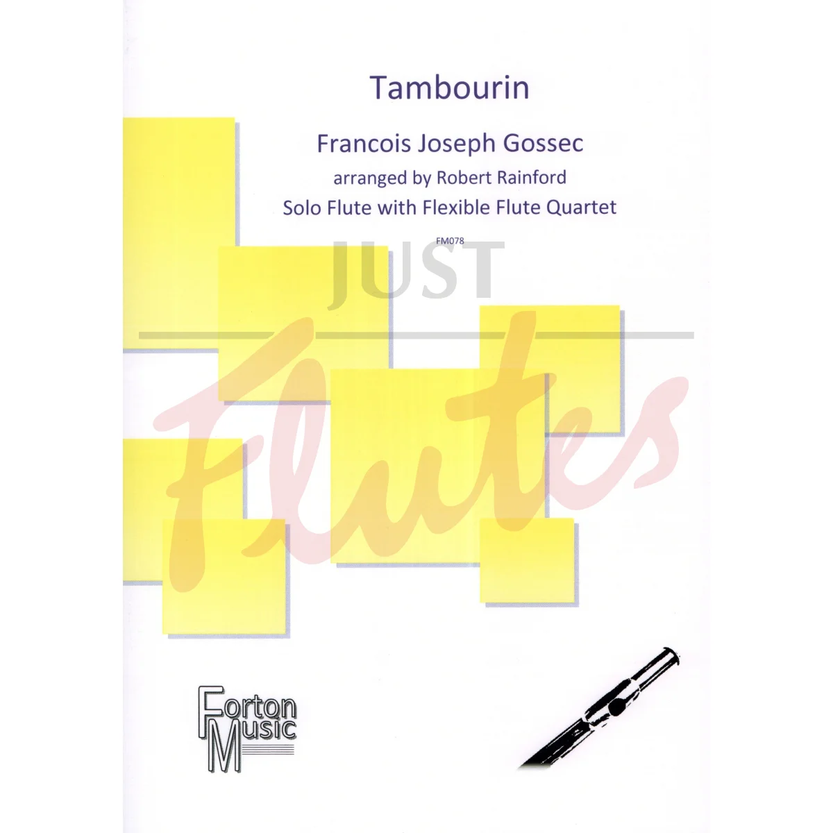 Tambourin for Solo Flute with Flexible Flute Quartet