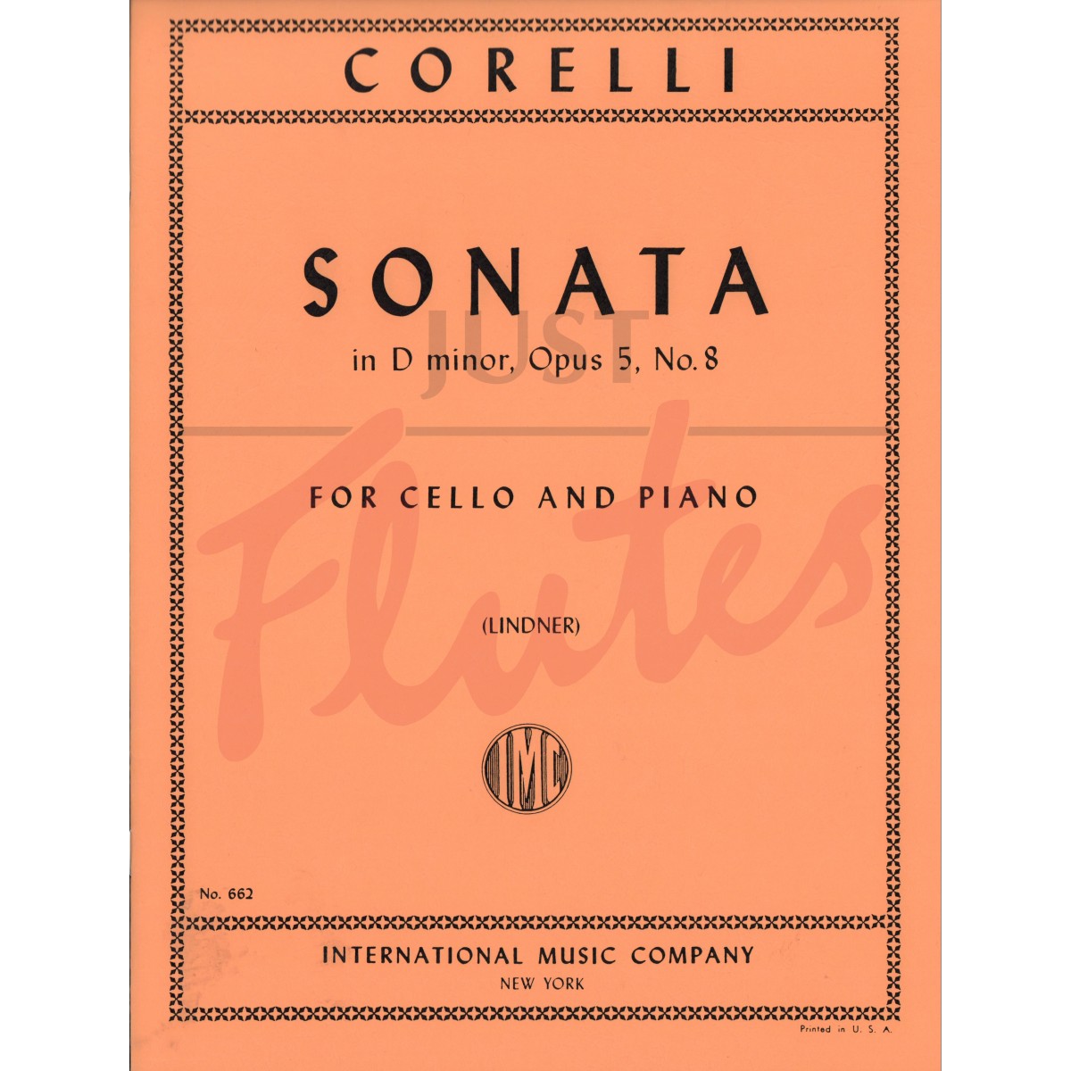 Sonata in D minor for Cello and Piano