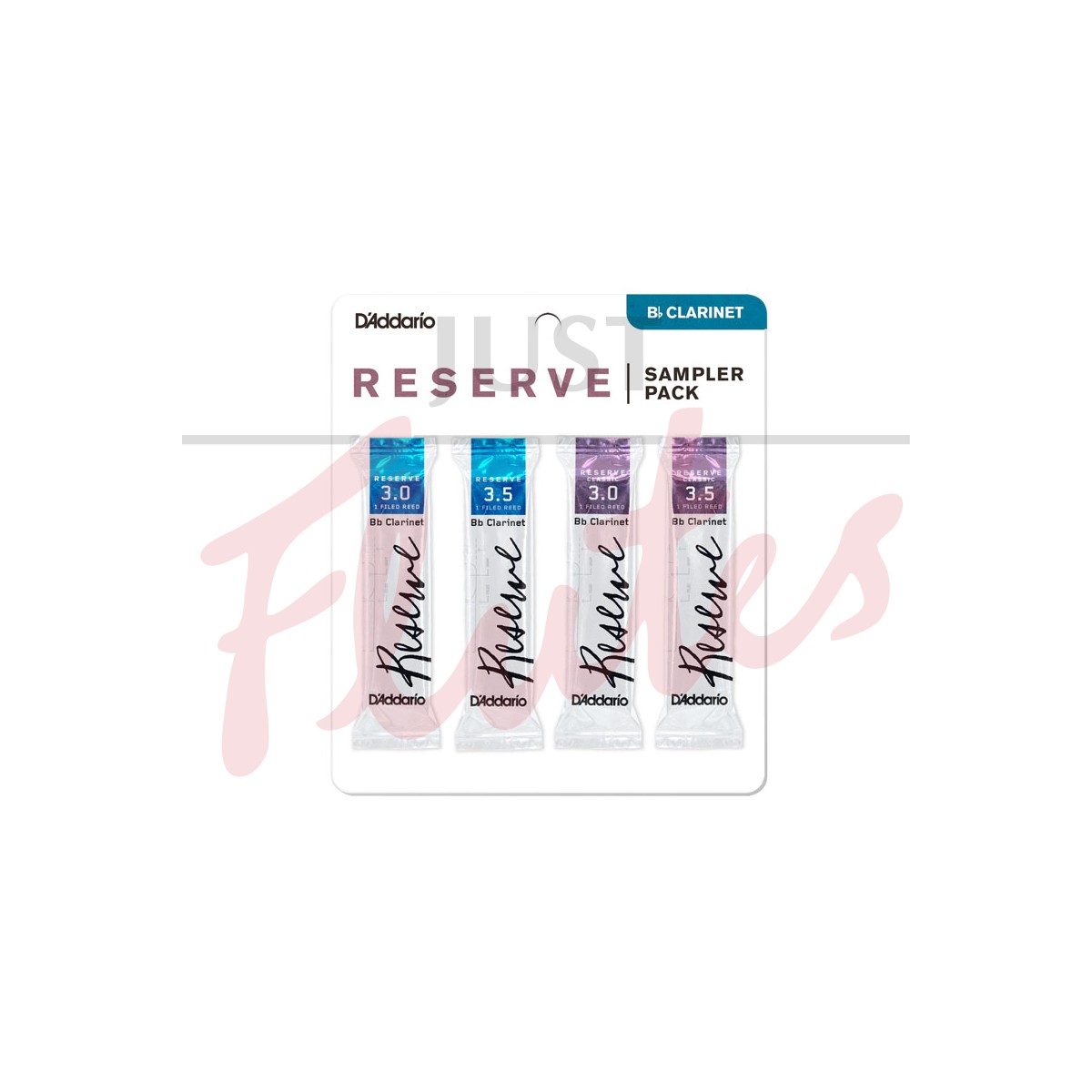 D'Addario Reserve Clarinet Sampler Reed Pack, Strength 2.5-3
