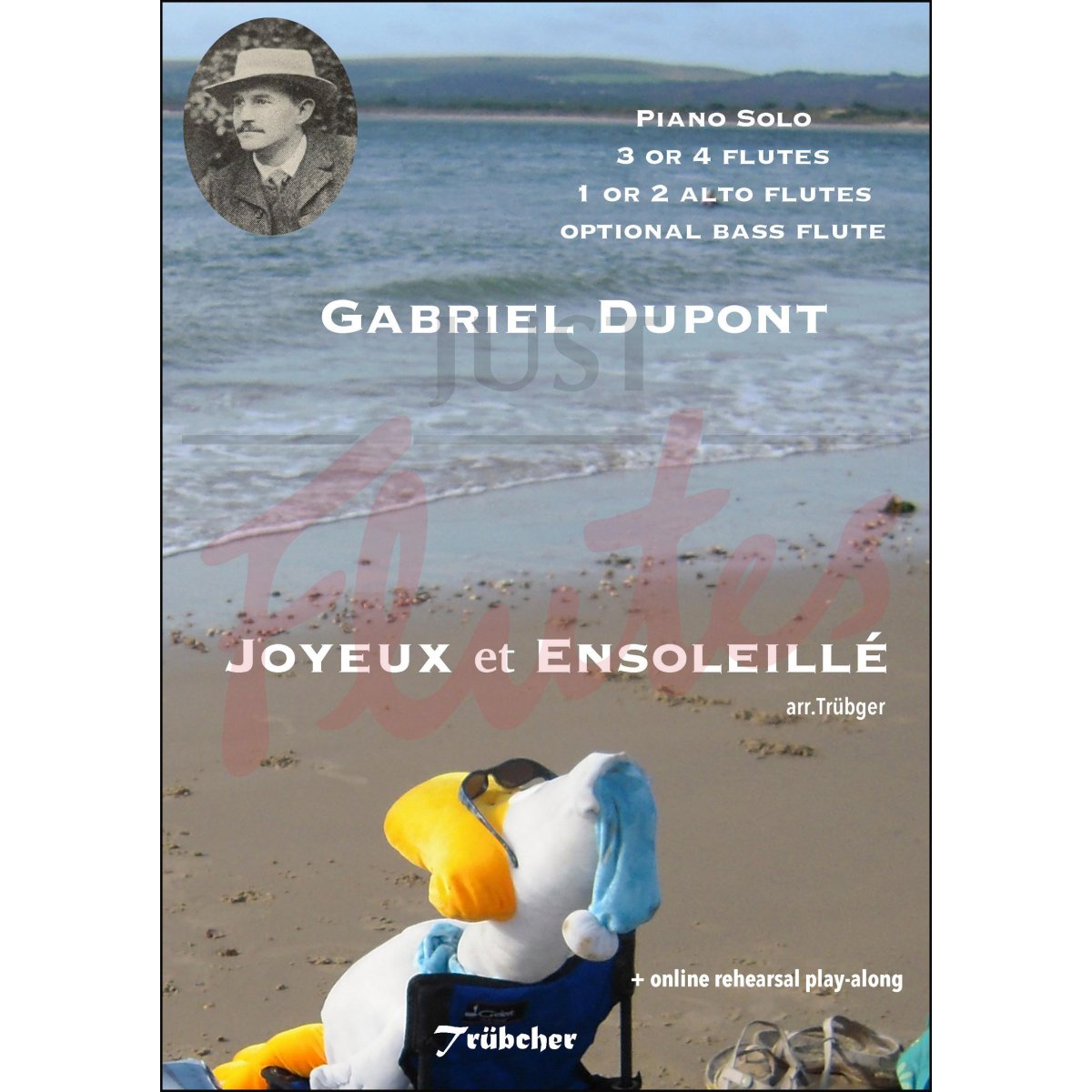 Joyeux et Ensoleille for flute ensemble with piano