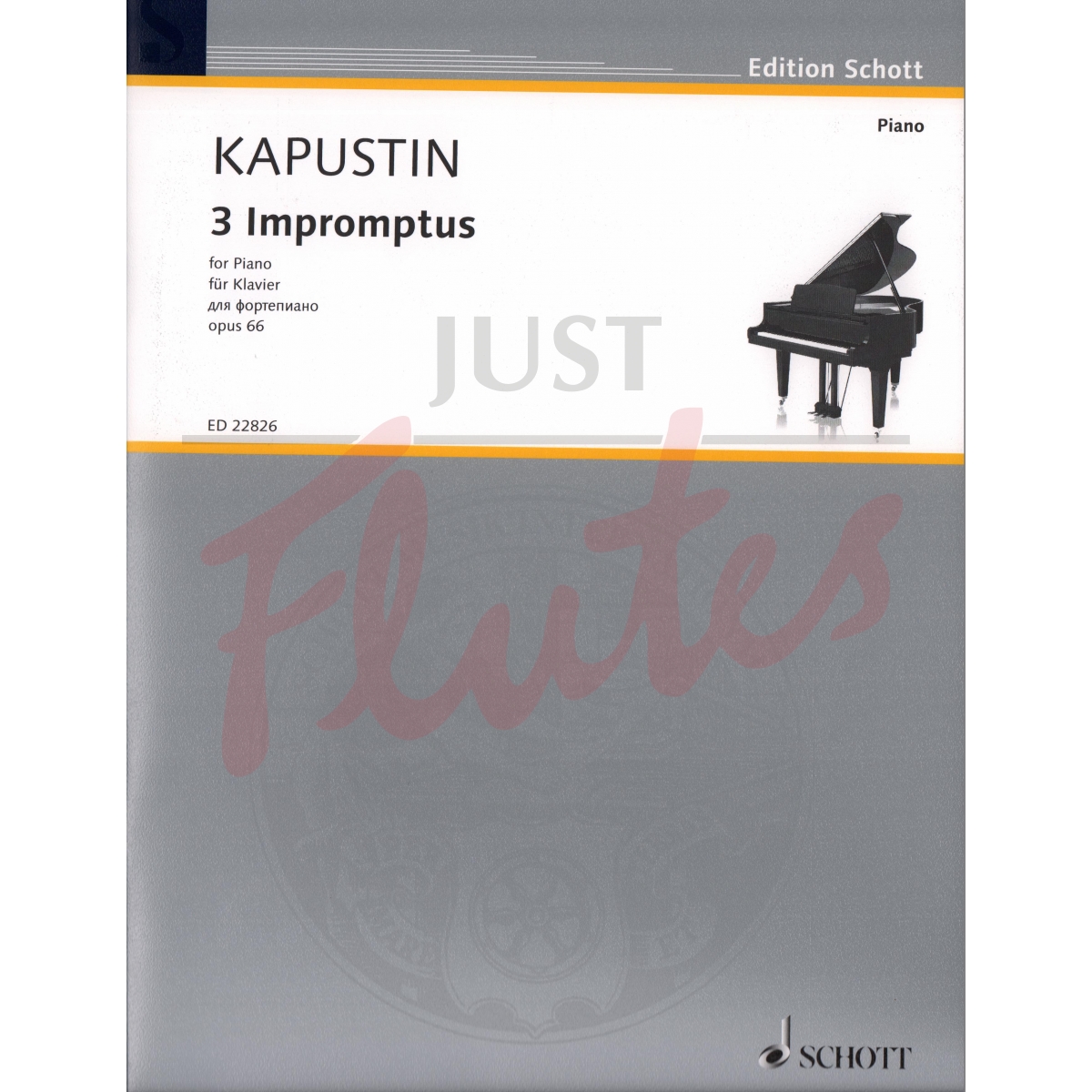 3 Impromptus (1991) for Piano