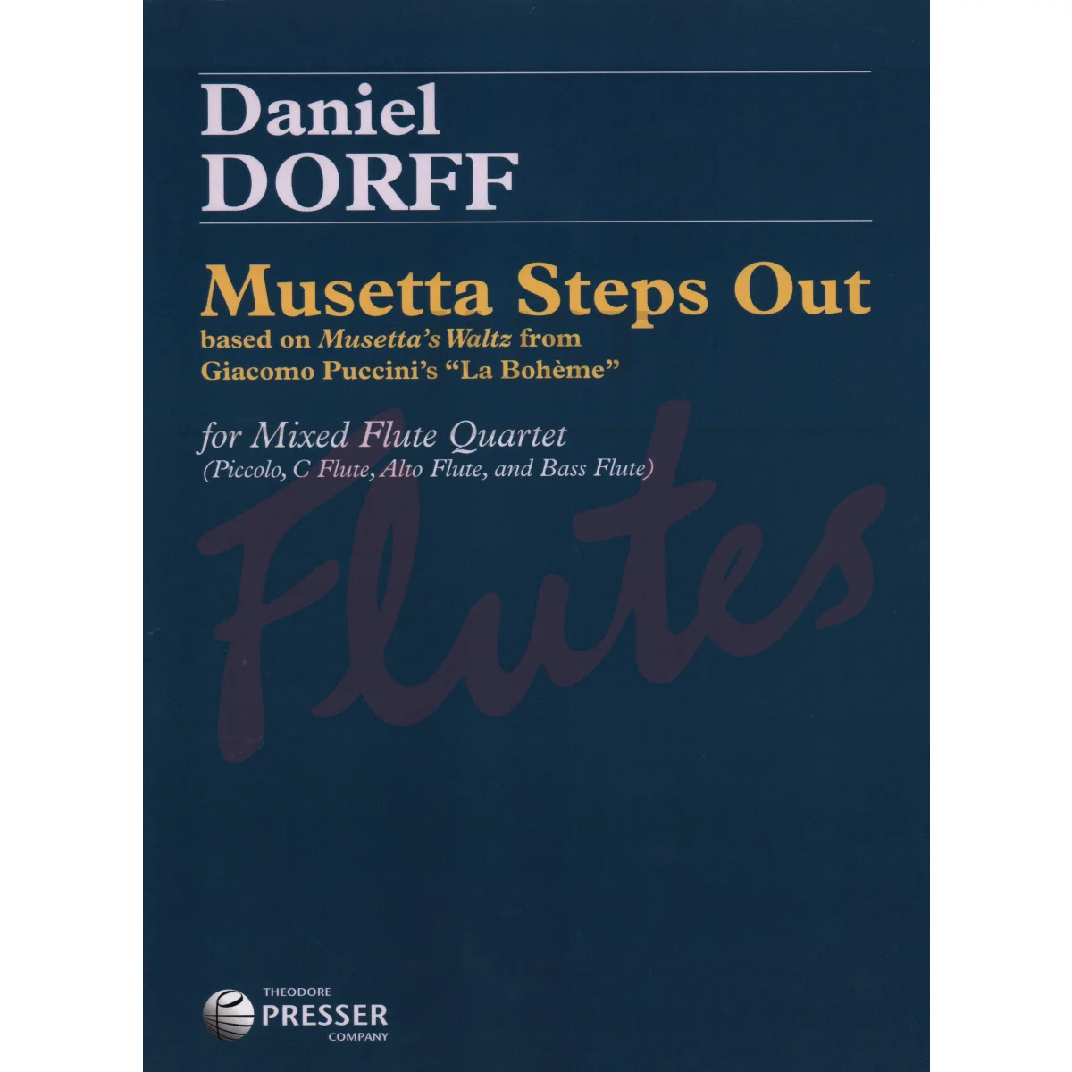 Musetta Steps Out for Mixed Flute Quartet