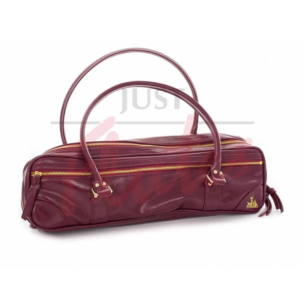 Fluterscooter Designer Flute Handbag (Wine) Limited Edition