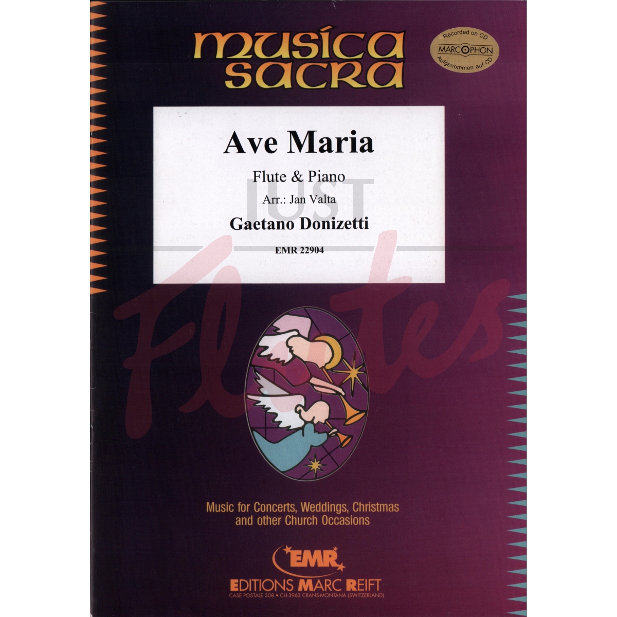 Ave Maria arranged for Flute and Piano