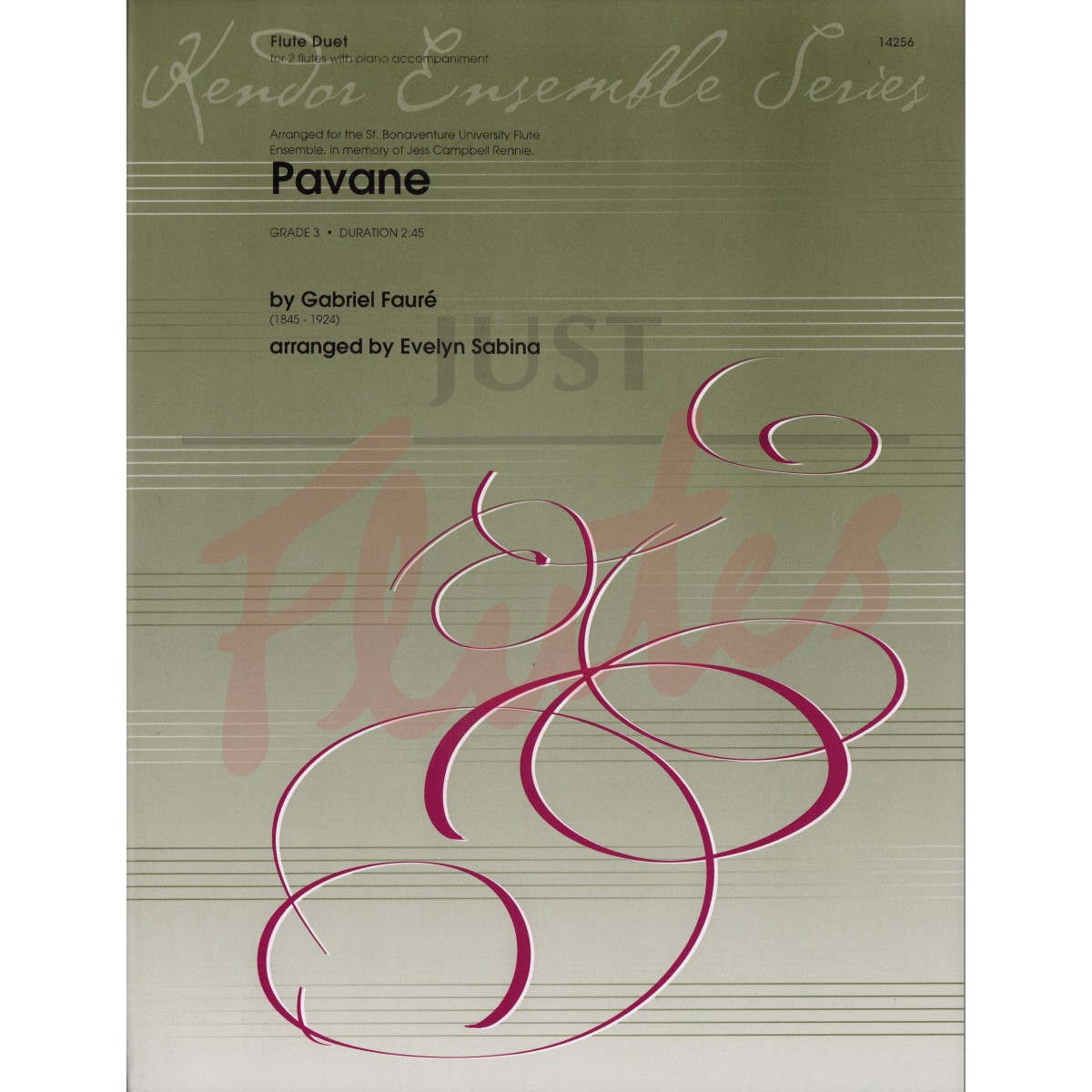 Pavane for Two Flutes and Piano