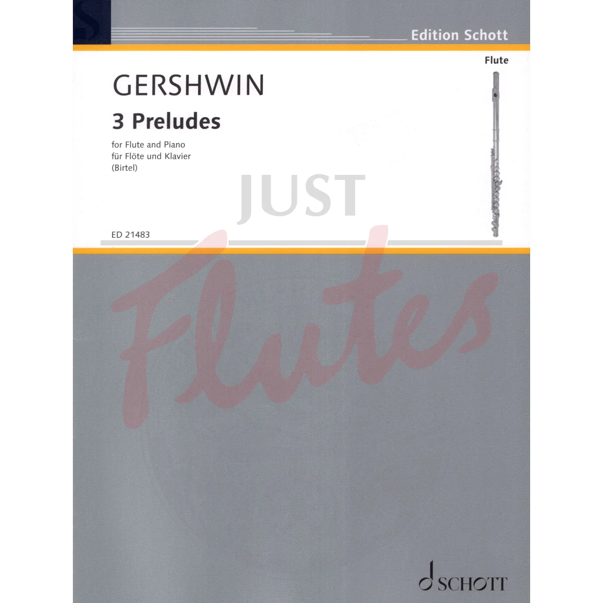 Three Preludes for Flute and Piano