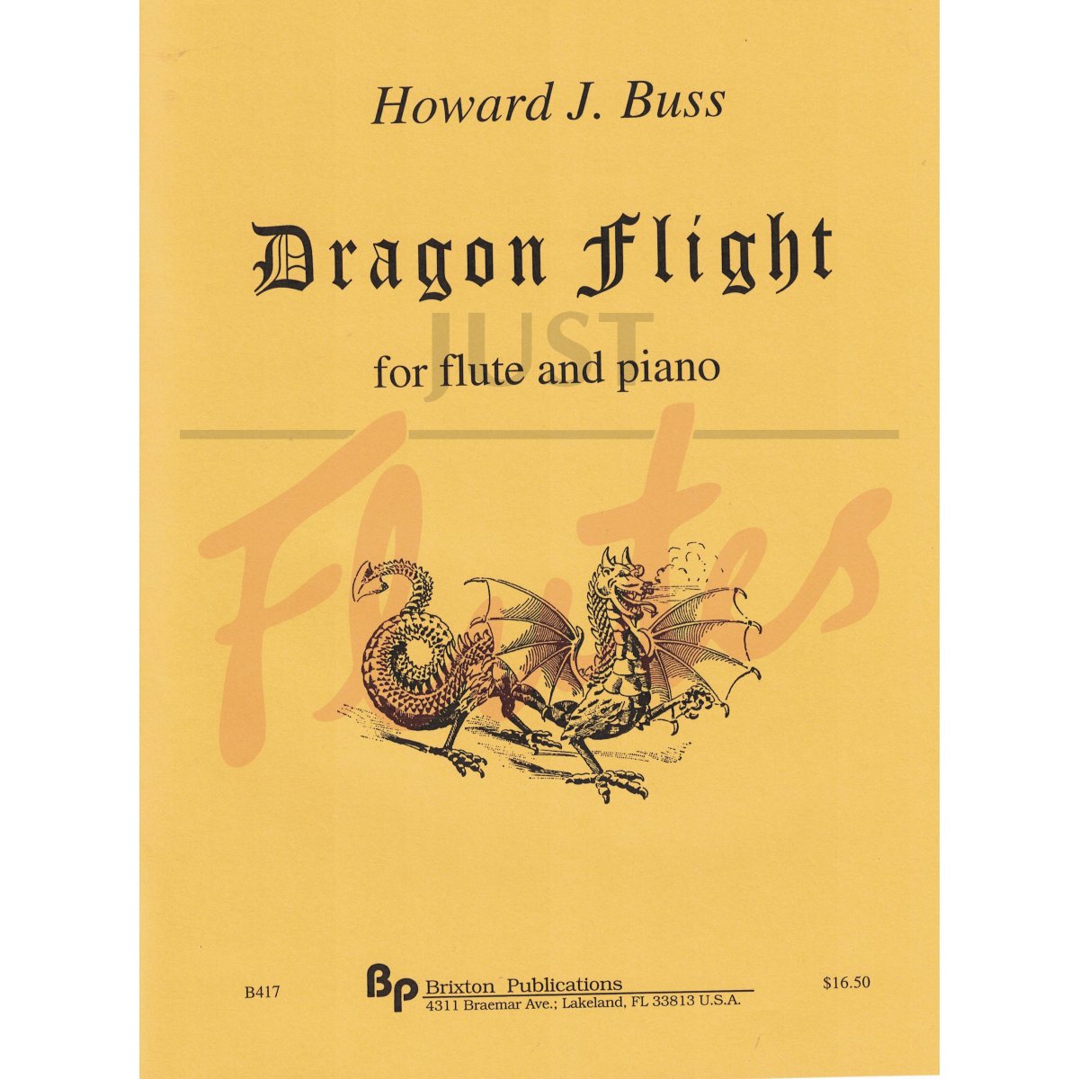 Dragon Flight for Flute and Piano