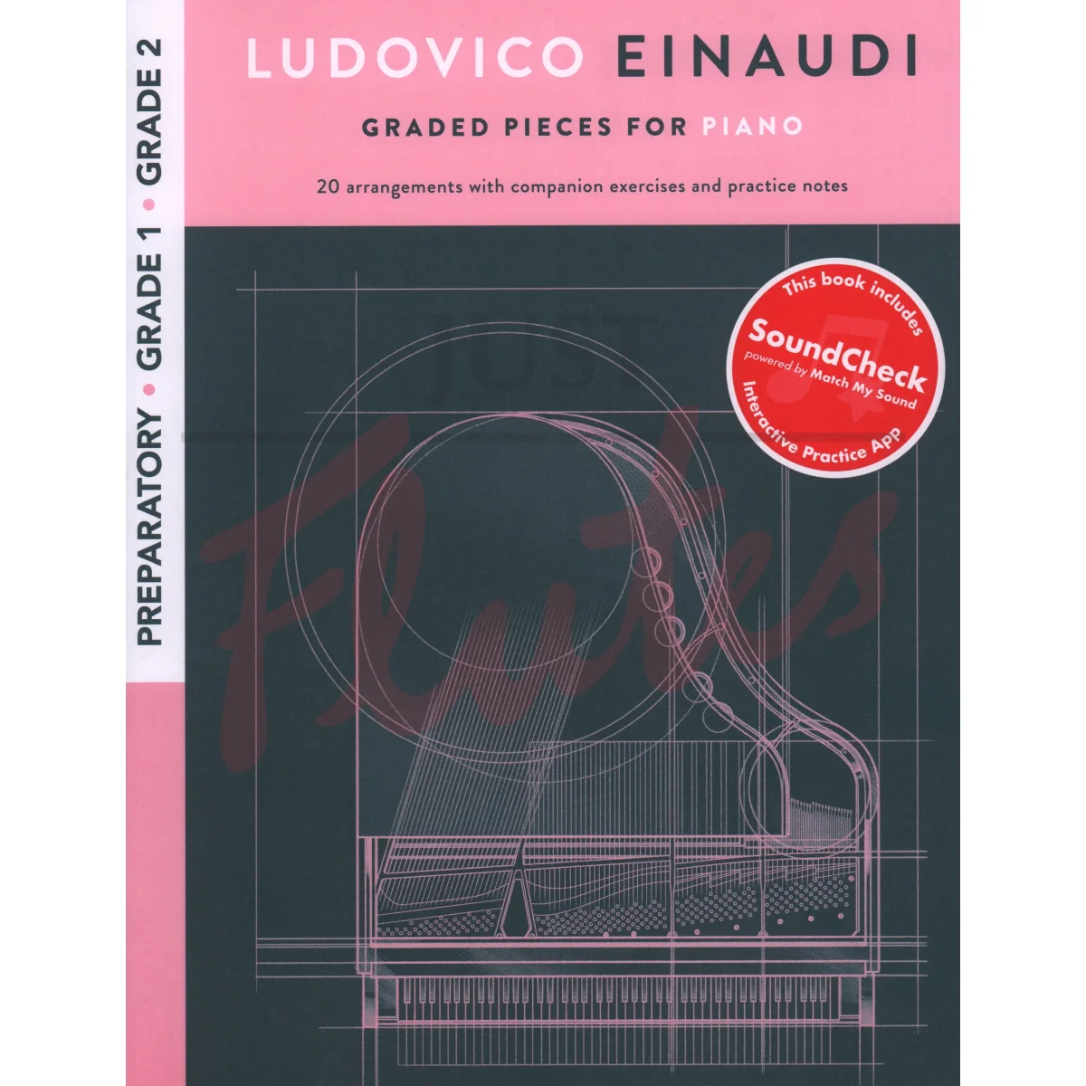 Einaudi Graded Pieces for Piano - Preparatory-Grade 2 (with SoundCheck)