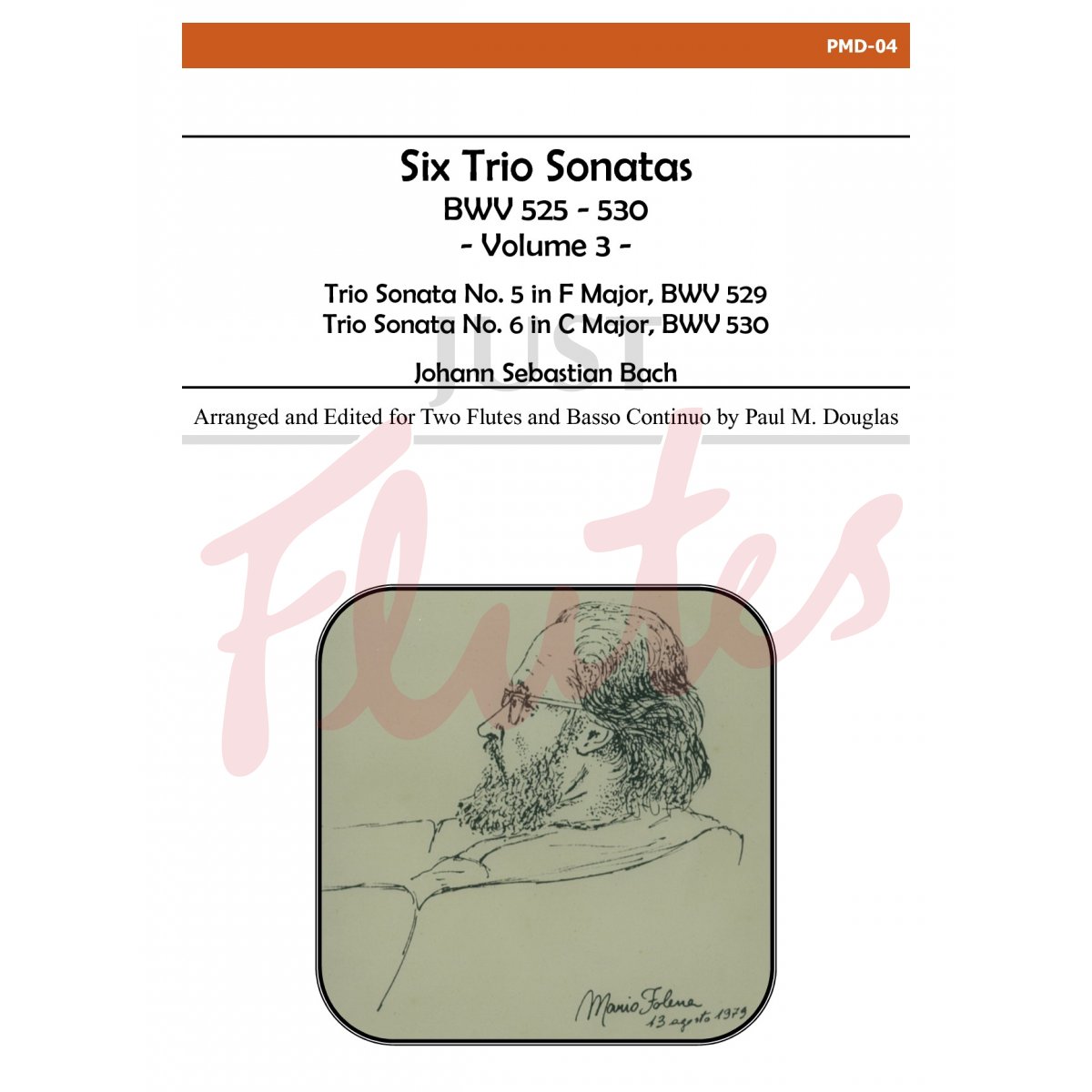Six Trio Sonatas for Two Flutes and Basso Continuo