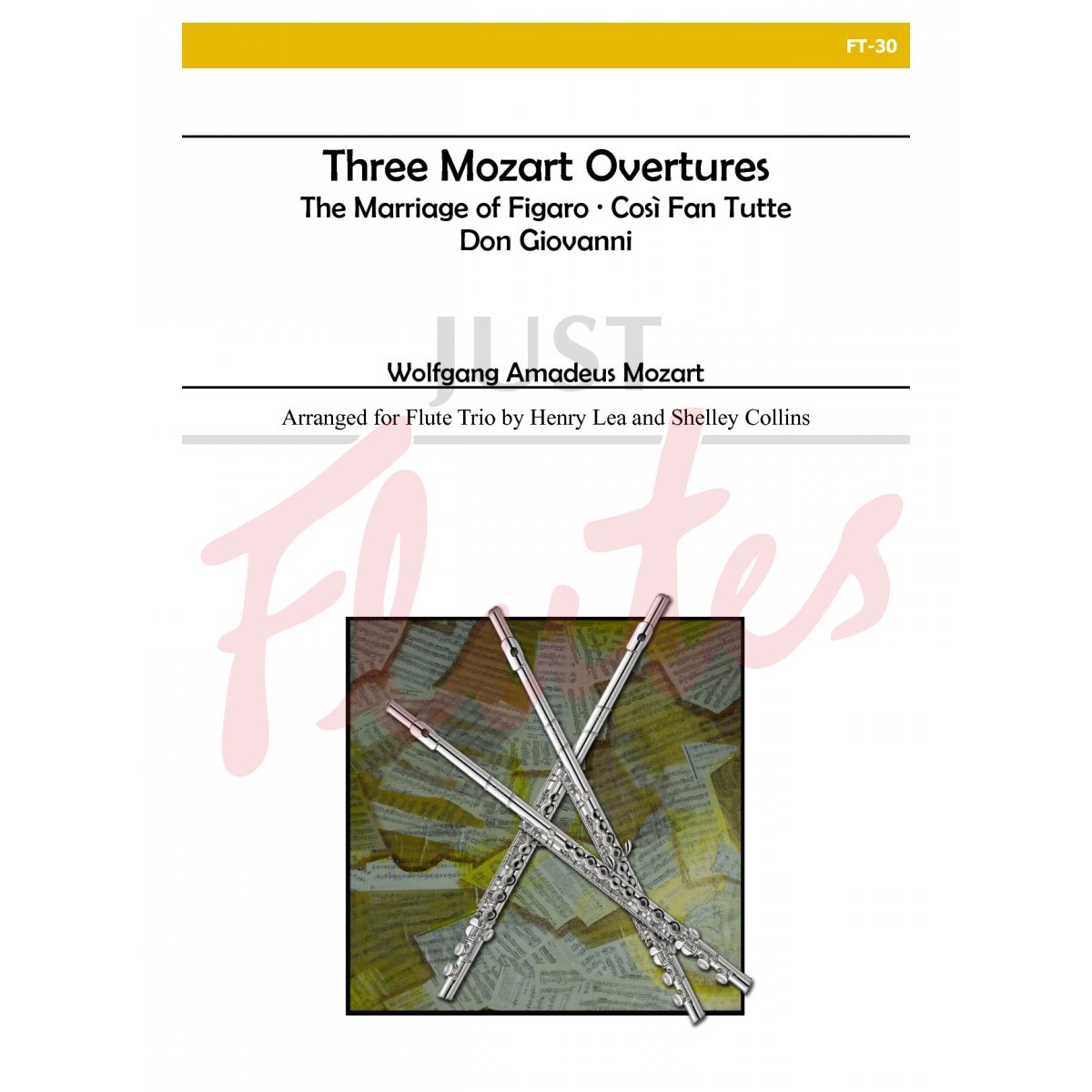 Three Mozart Overtures for Flute Trio