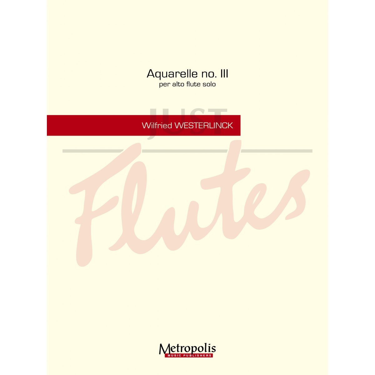 Aquarelle No. 3 for Solo Alto Flute