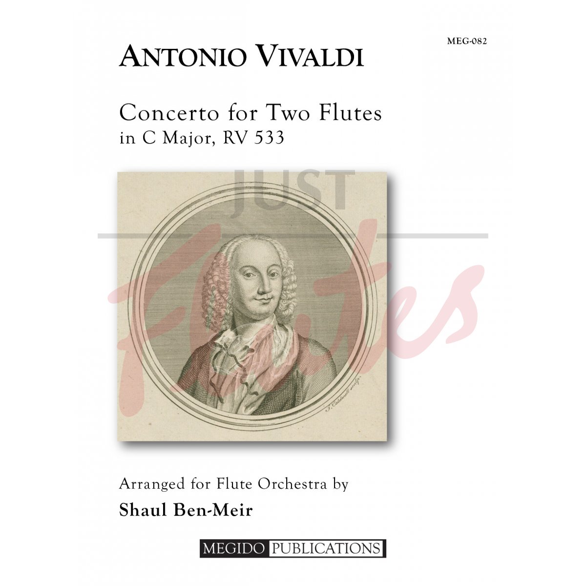 Concerto for Two Flutes in C major arranged for Flute Orchestra