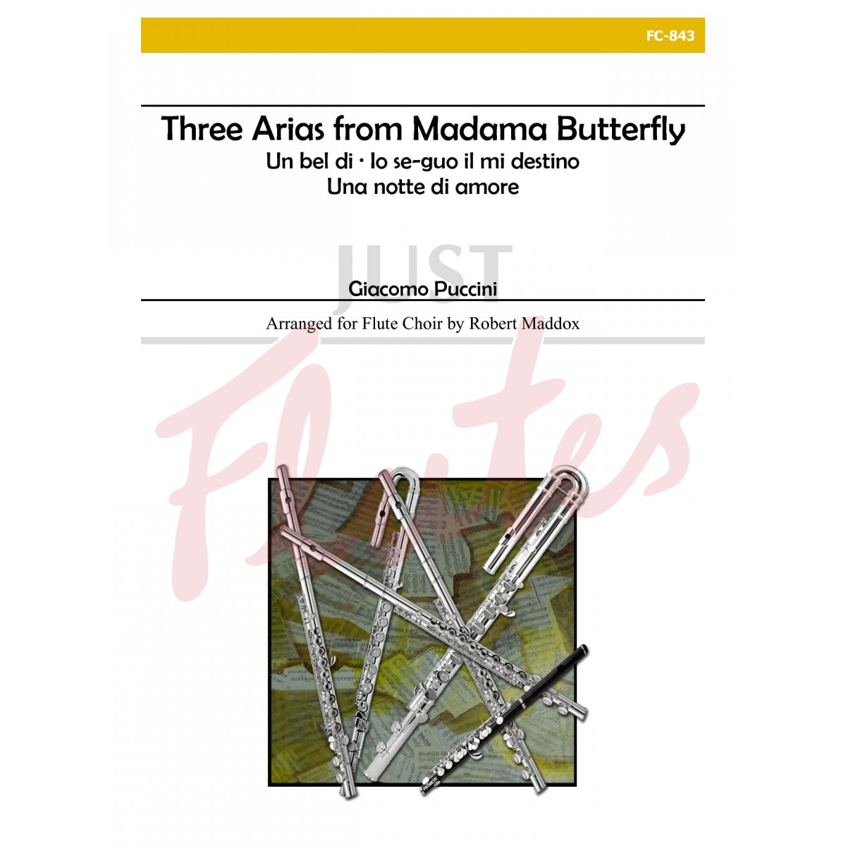 Three Arias from Madama Butterfly for Flute Choir