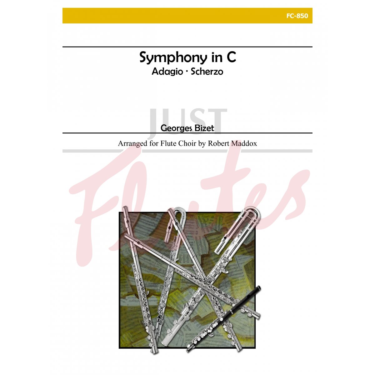 Symphony in C Major: Adagio and Scherzo for Flute Choir