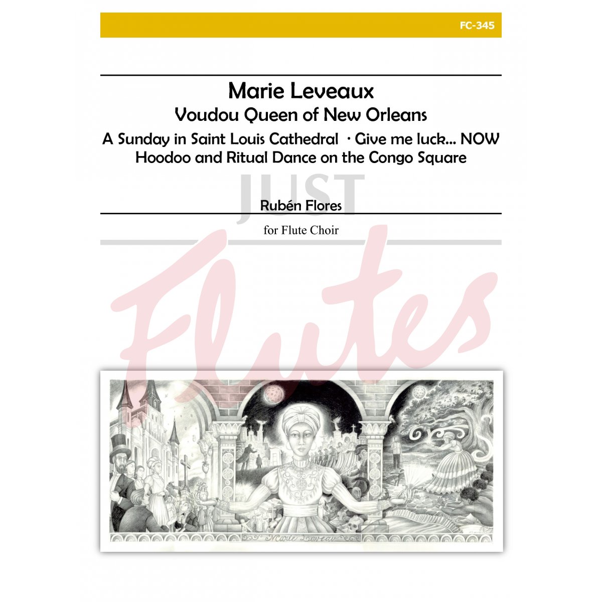 Marie Leveaux, Voudou Queen of New Orleans for Flute Choir