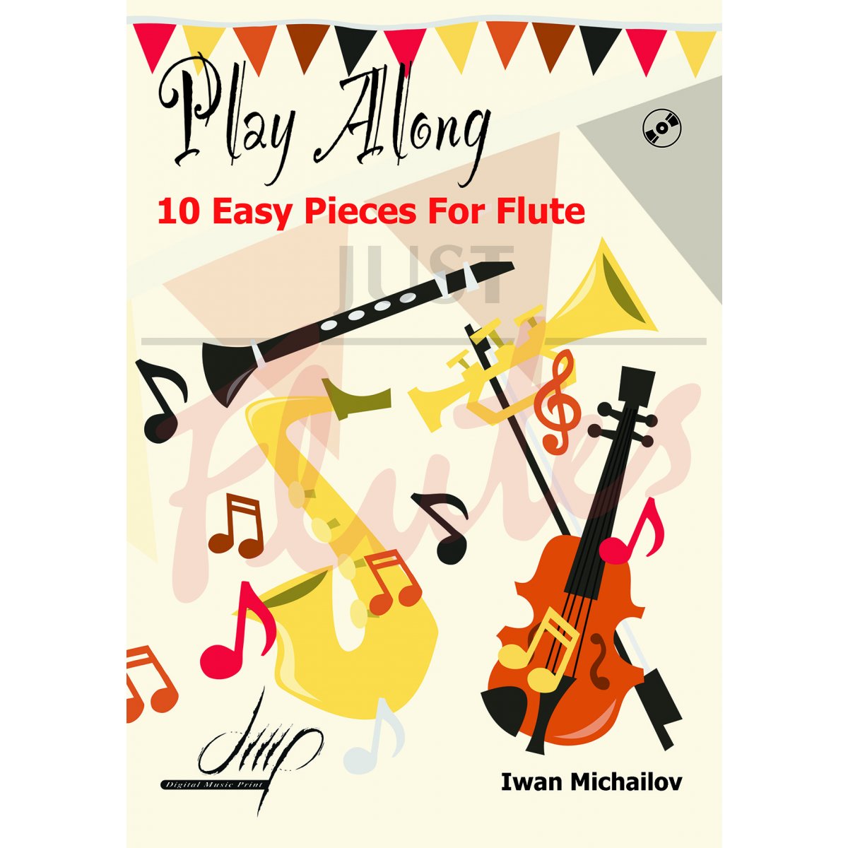 10 Easy Pieces for flute (play along)