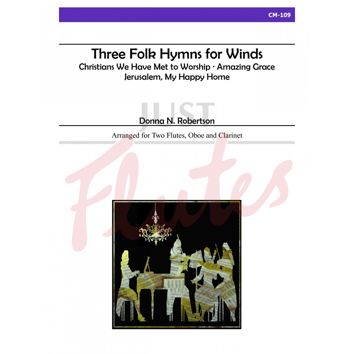 Three Folk Hymns for Winds (2 Fl/Ob/Cl)