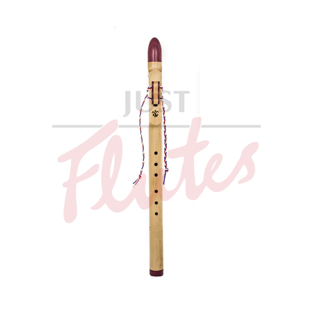 Red Kite Native American Style Flute &quot;Bevani Model&quot;, Sycamore and Purpleheart, Key Eb