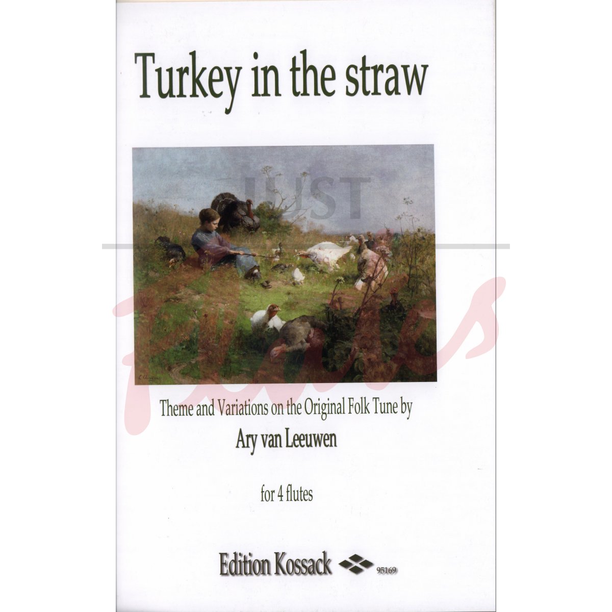 Turkey in the Straw for Four Flutes