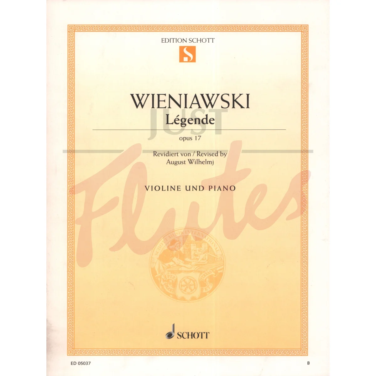 Legende for Violin and Piano