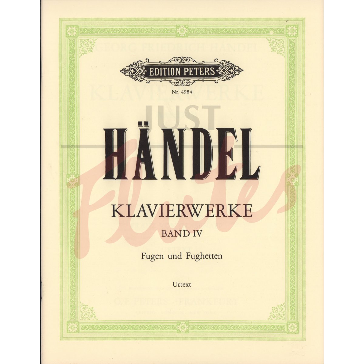 Piano Works Book 4 - Fugues and Small Fugues