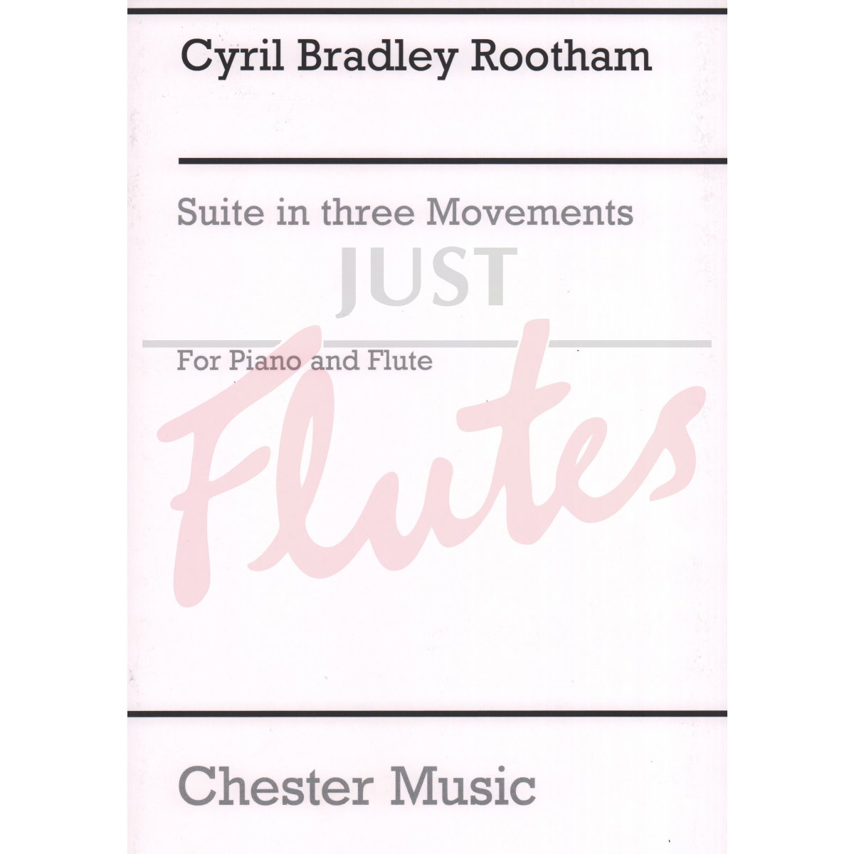 Suite in Three Movements for Flute and Piano