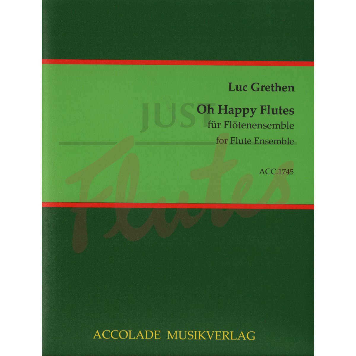 Oh Happy Flutes for Solo Flutes, Flute Ensemble and Piano