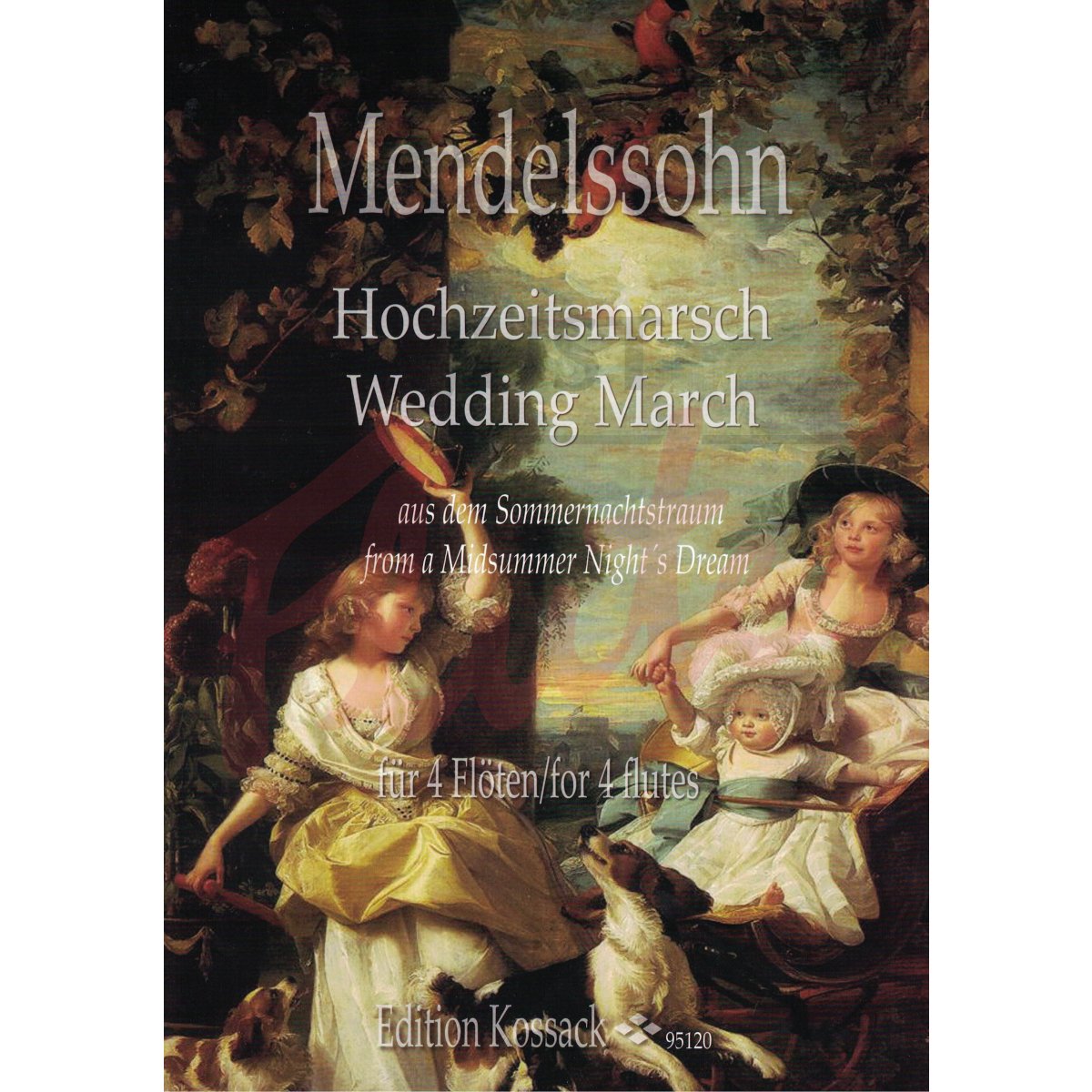 Wedding March from A Midsummer Night's Dream for Four Flutes