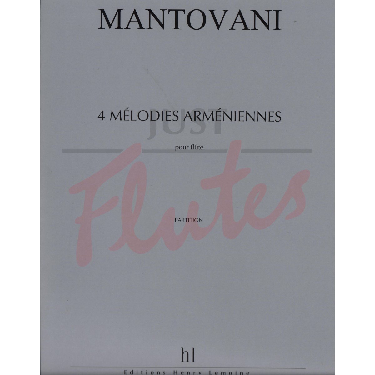 4 Melodies Armeniennes for Solo Flute