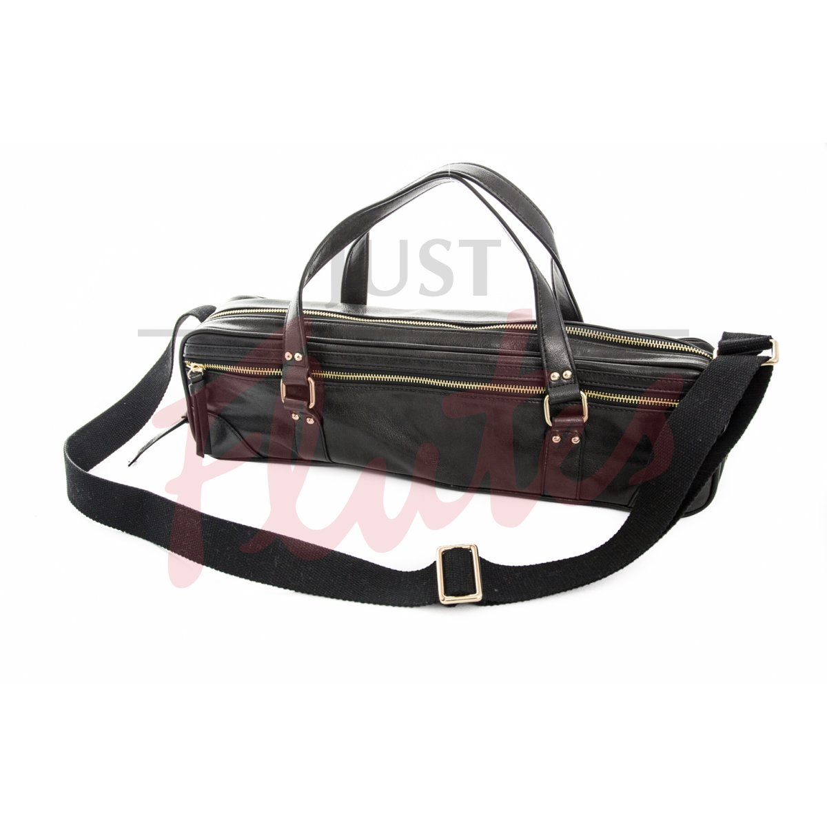 Fluterscooter Designer Flute Handbag (Matte Black)