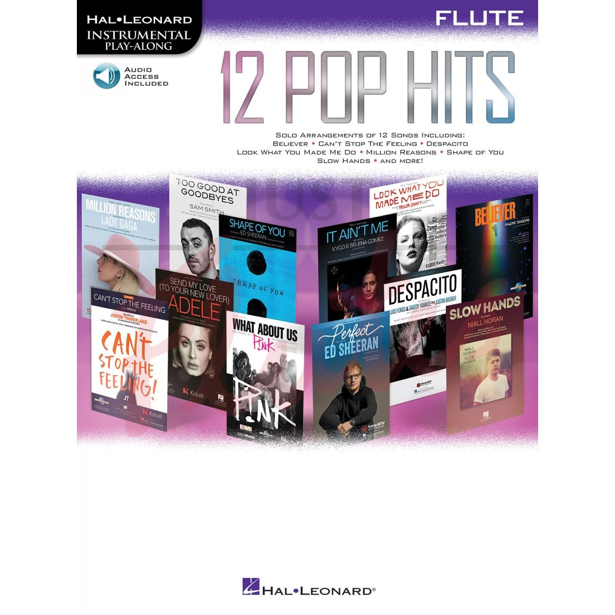 12 Pop Hits Play-Along for Flute