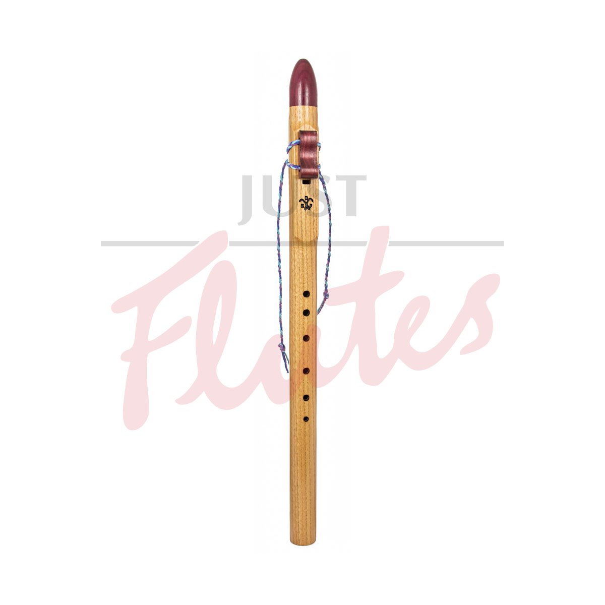 Red Kite Native American Style Flute, Reclaimed Church Pew Chestnut, Key Low D