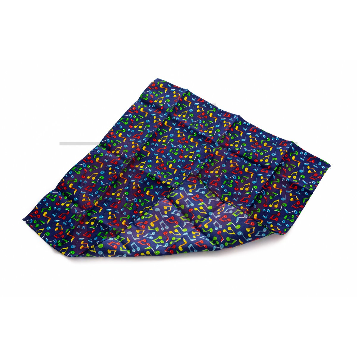 Music Handkerchief, Coloured Notes Design