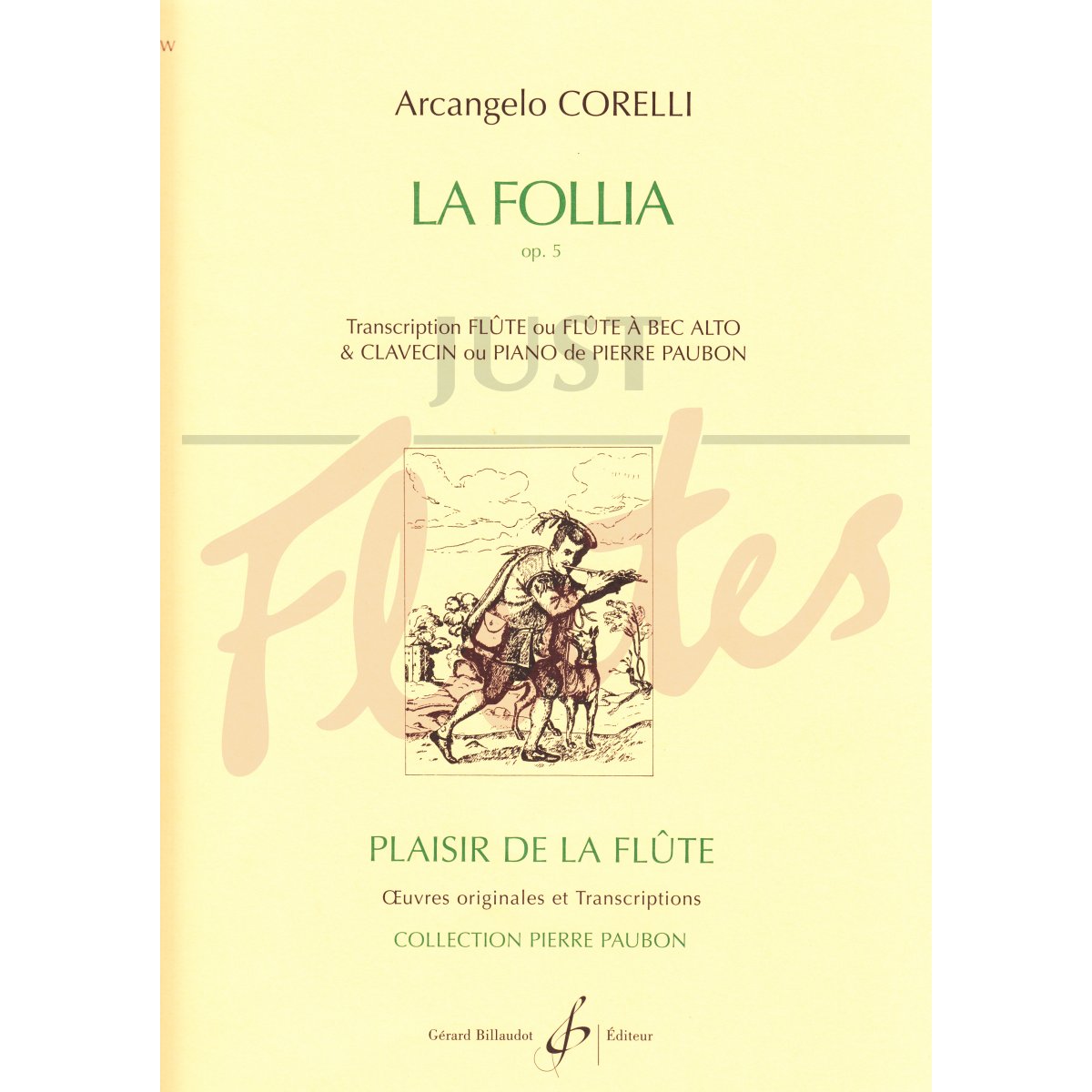 La Follia transcribed for Flute and Piano