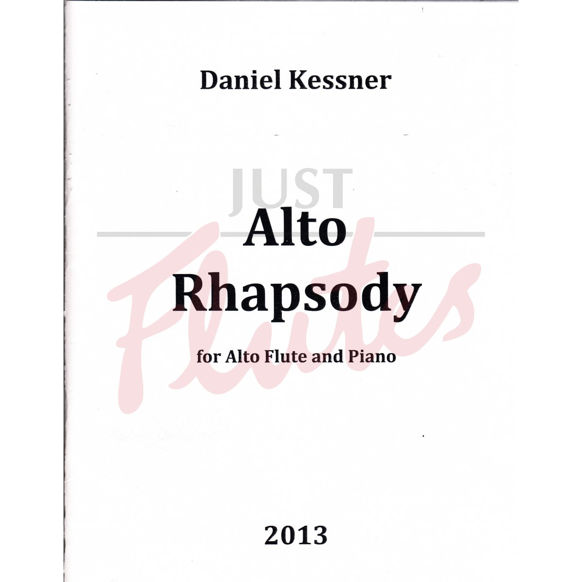 Alto Rhapsody for Alto Flute and Piano