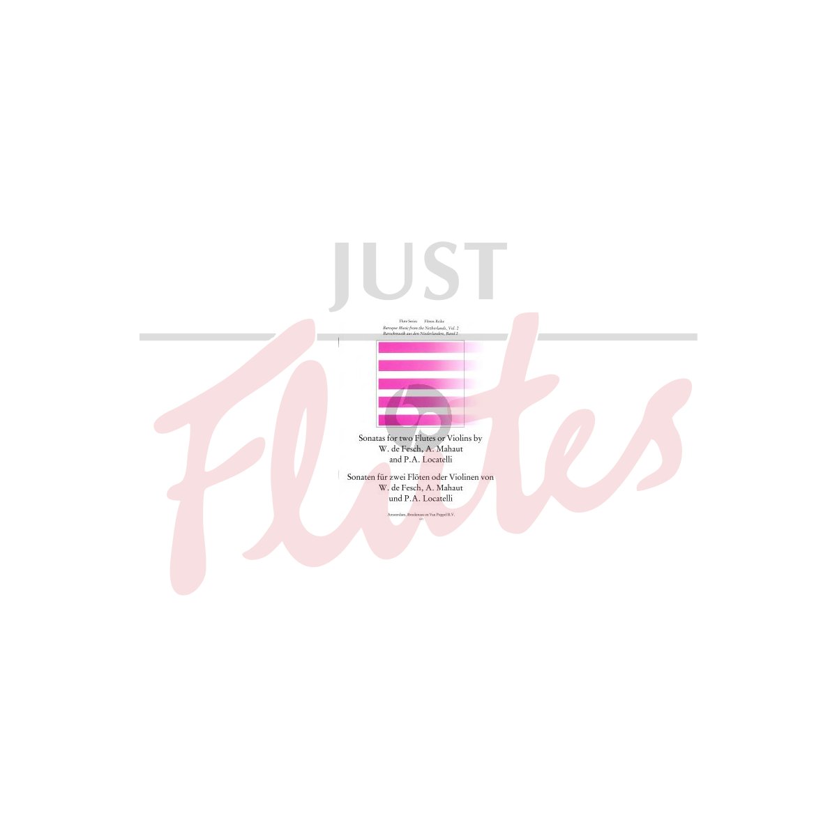 Baroque Music from the Netherlands for Two Flutes Vol.2