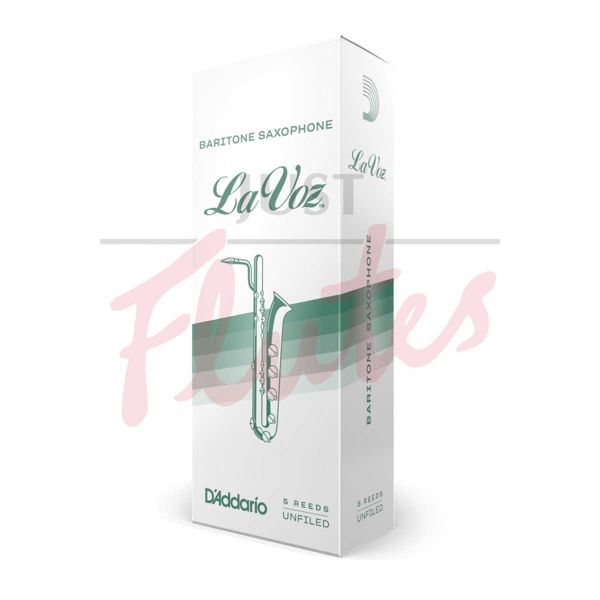 La Voz RLC05MH Baritone Saxophone Reeds, Medium-Hard, 5-pack