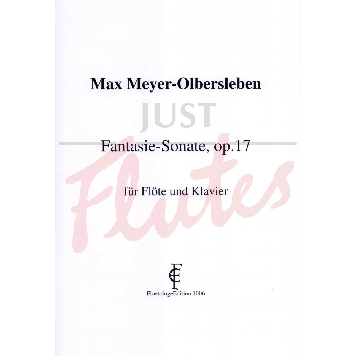 Fantasie-Sonata for Flute and Piano