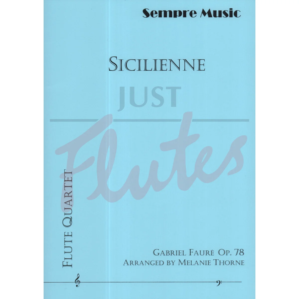 Sicilienne for Flute Quartet