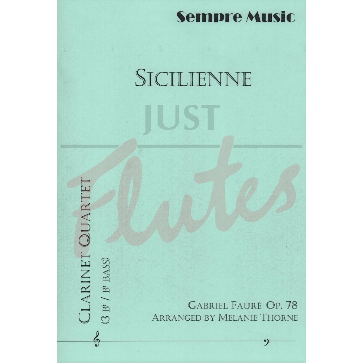 Sicilienne for Clarinet Quartet