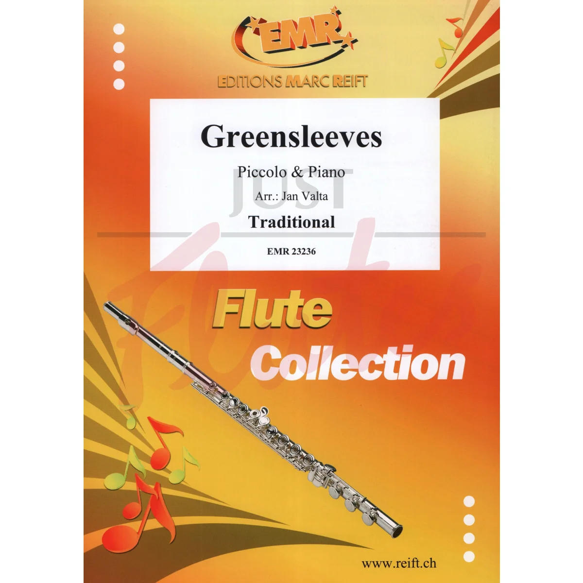 Greensleeves for Piccolo and Piano