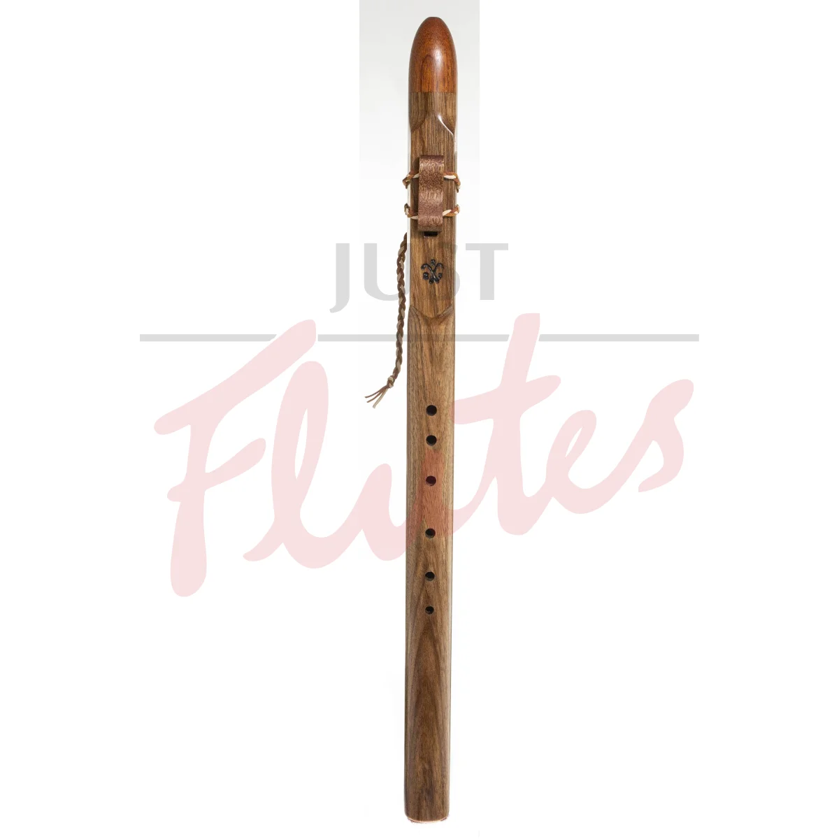 Red Kite Native American Style Flute, English Walnut with a Mahogany nose, Low D