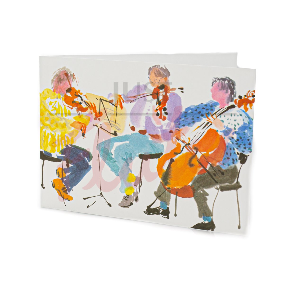 Mary Woodin String Trio Greetings Card
