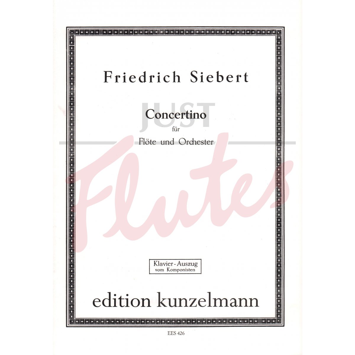 Concertino for Flute [Piano reduction]