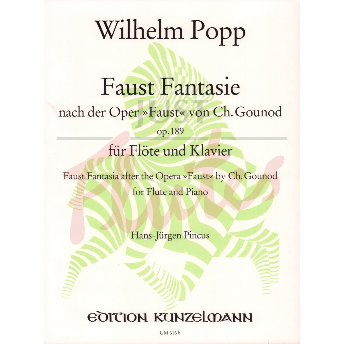 Fantasie on Gounod's &quot;Faust&quot; for Flute and Piano