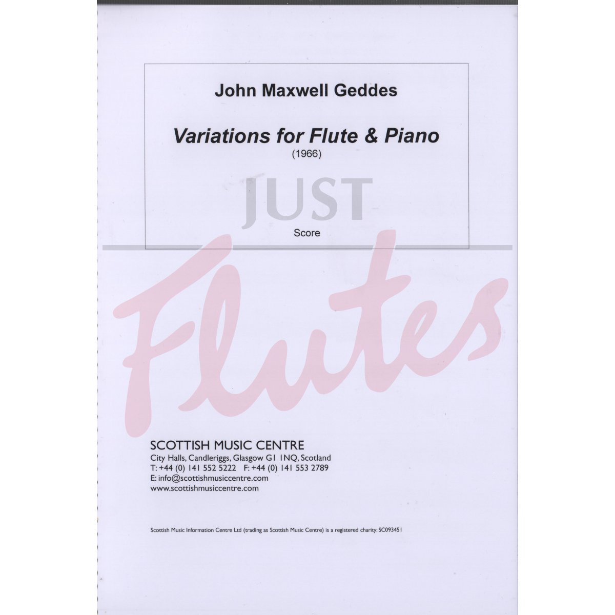 Variations for Flute &amp; Piano