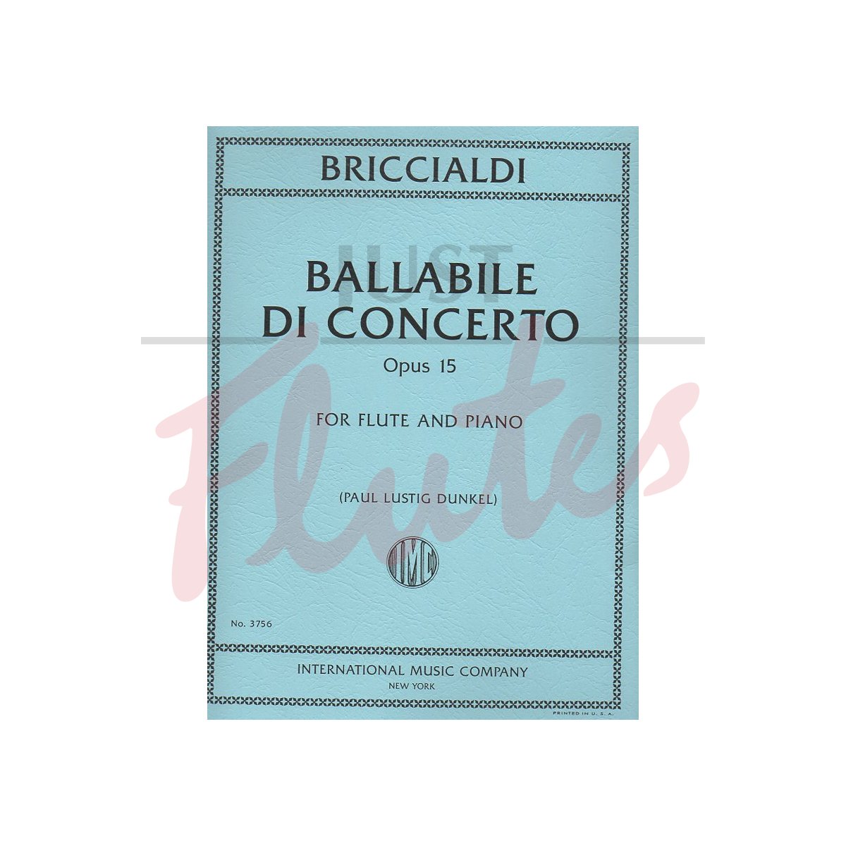 Ballabile di Concerto arranged for Flute and Piano